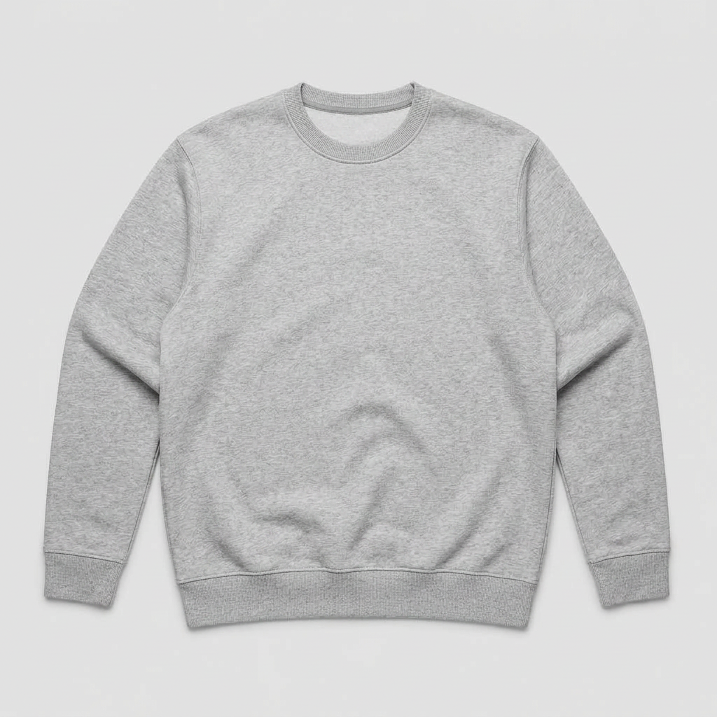 Sweatshirt i färgen sports-grey, framsida