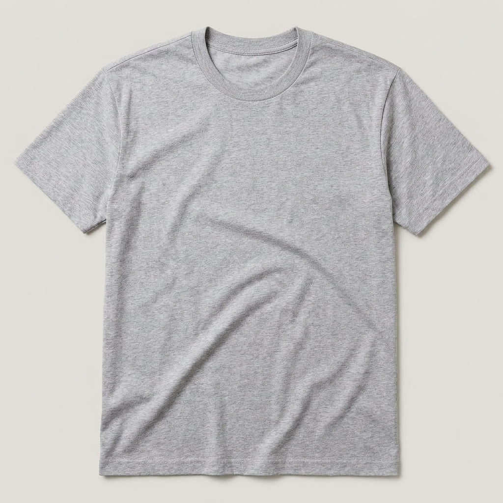 T-shirt i färgen sports-grey, framsida