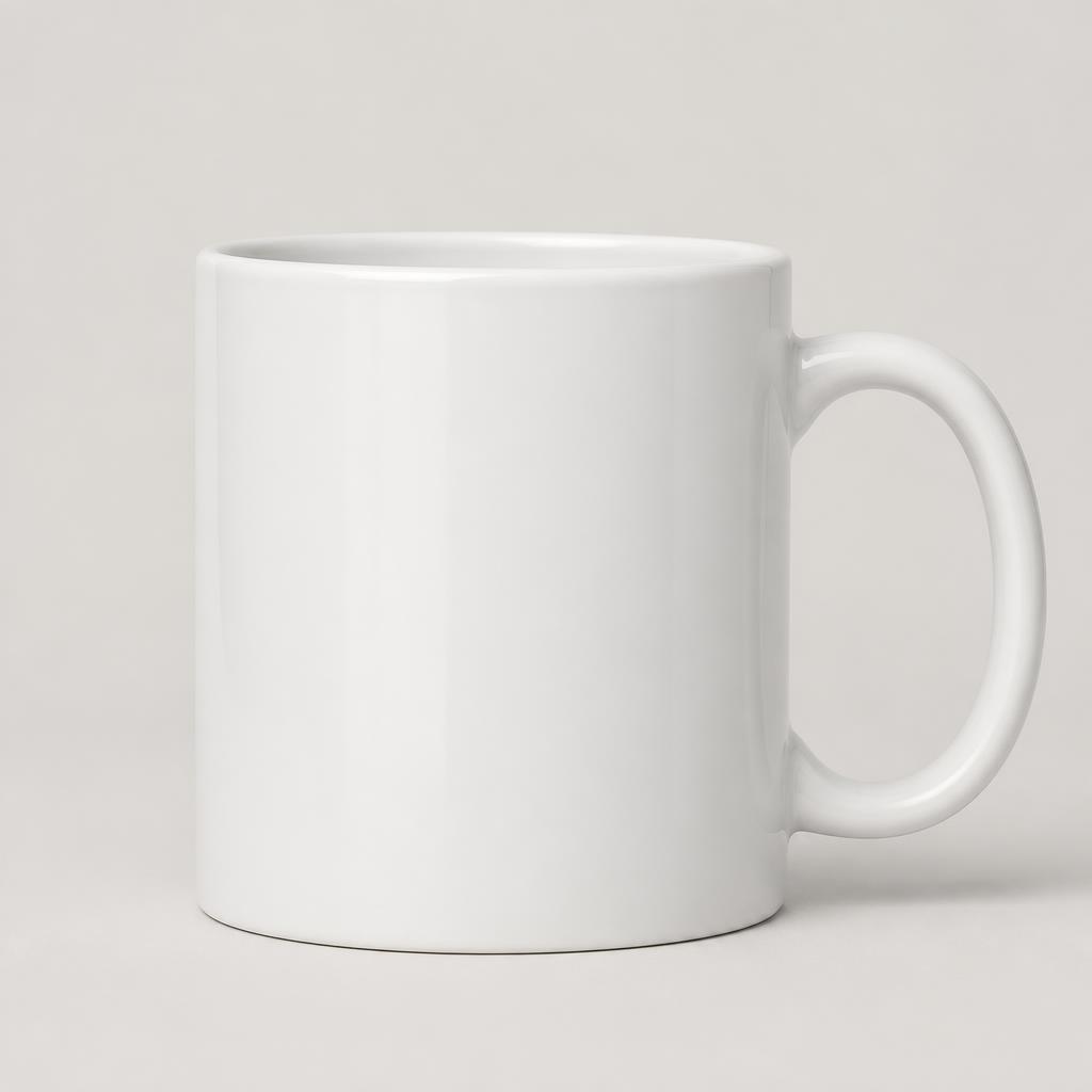 Mugg i färgen white, framsida